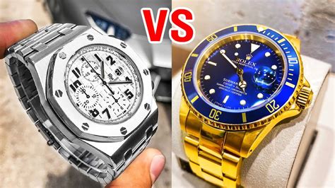 ap rolex gold|rolex vs audemars piguet.